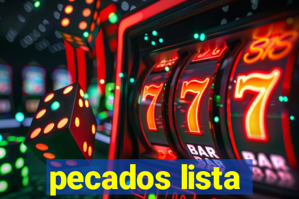 pecados lista